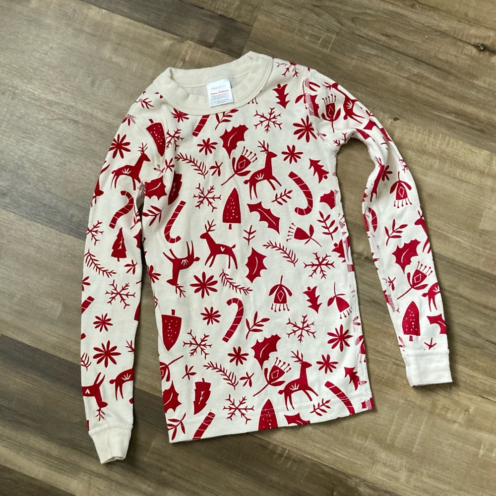 [Hanna Andersson] Set of 2 Christmas Tops 120 / US 6-7 - Picture 5 of 7